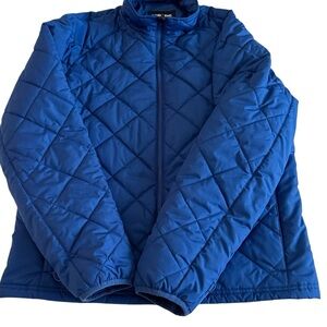 Lands End Royal Blue Quilted Jacket, size‎ medium, puffer jacket